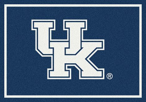 Kentucky College Team Spirit Logo Rug