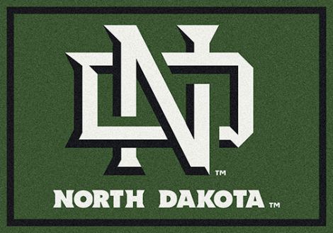 North Dakota College Team Spirit Rug