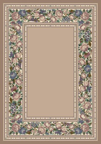 English Floral Pearl Mist Innovations Collection Area Rug