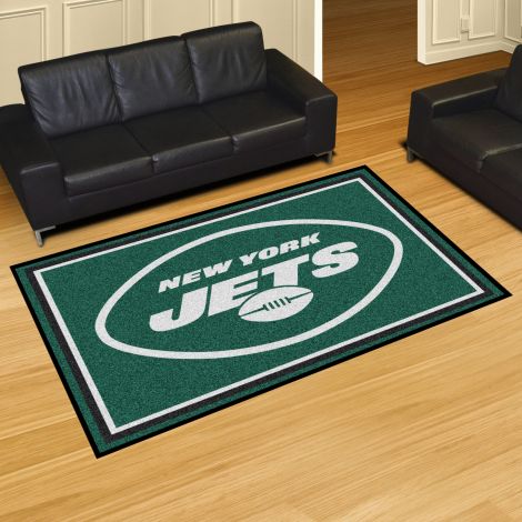 New York Jets MLB 5x8 Plush Rugs