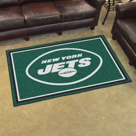 New York Jets MLB 4x6 Plush Rugs