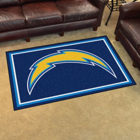 Los Angeles Chargers MLB 4x6 Plush Rugs