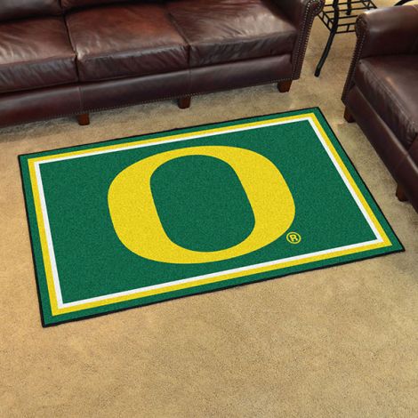 University of Oregon Collegiate 4x6 Plush Rug