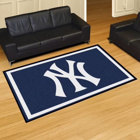 New York Yankees MLB 5x8 Plush Rugs