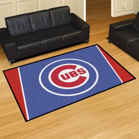 Chicago Cubs MLB 5x8 Plush Rugs