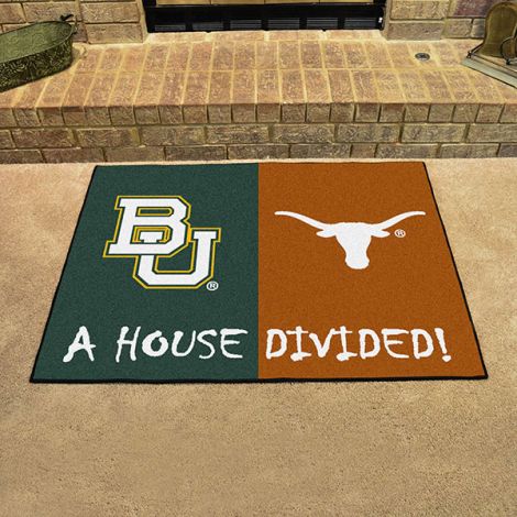 House Divided - Baylor - Texas Collegiate House Divided Mat