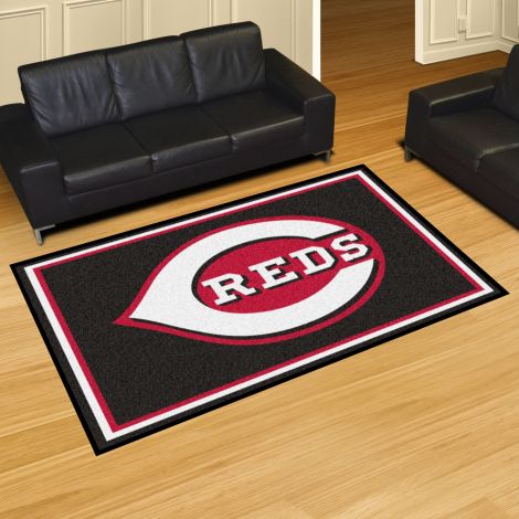 Cincinnati Reds MLB 5x8 Plush Rugs