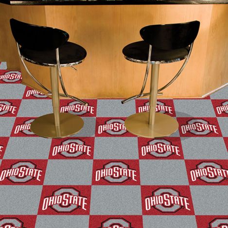 Ohio State University Collegiate Team Carpet Tiles