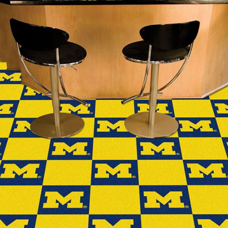 University of Michigan Collegiate Team Carpet Tiles