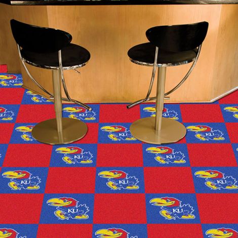 University of Kansas Collegiate Team Carpet Tiles