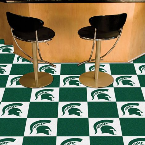 Michigan State University Collegiate Team Carpet Tiles
