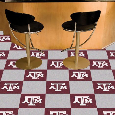 Texas A&M University Collegiate Team Carpet Tiles