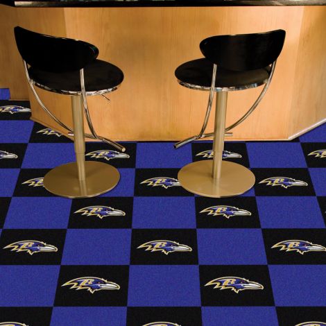 Baltimore Ravens MLB Team Carpet Tiles