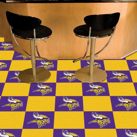 Minnesota Vikings MLB Team Carpet Tiles
