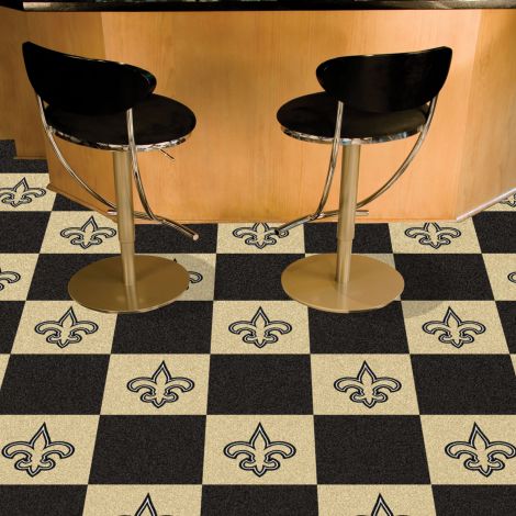 New Orleans Saints MLB Team Carpet Tiles