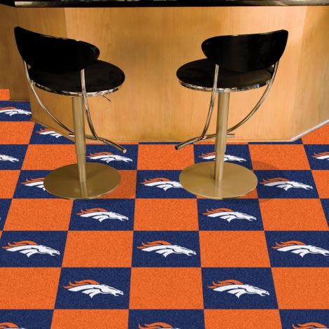 Denver Broncos MLB Team Carpet Tiles