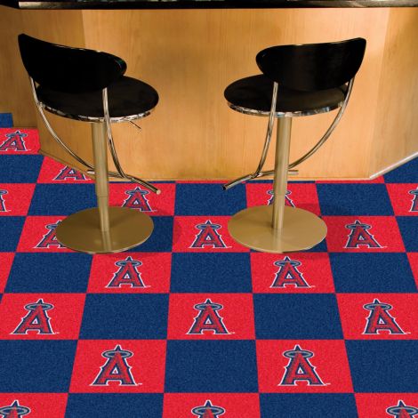 Los Angeles Angels MLB Team Carpet Tiles