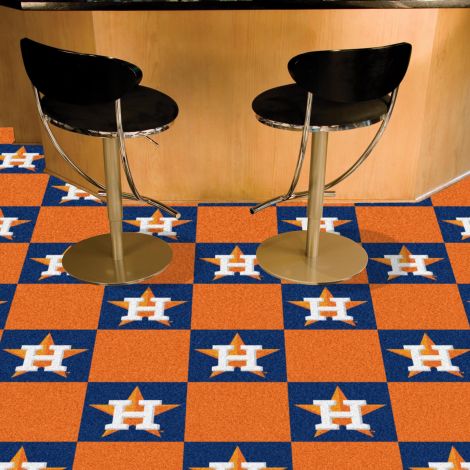 Houston Astros MLB Team Carpet Tiles