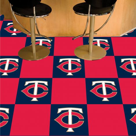 Minnesota Twins MLB Team Carpet Tiles