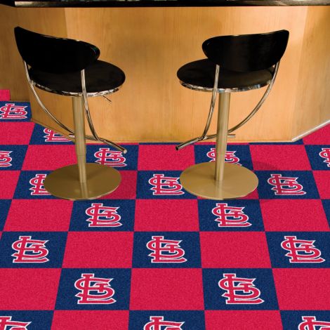 St. Louis Cardinals MLB Team Carpet Tiles