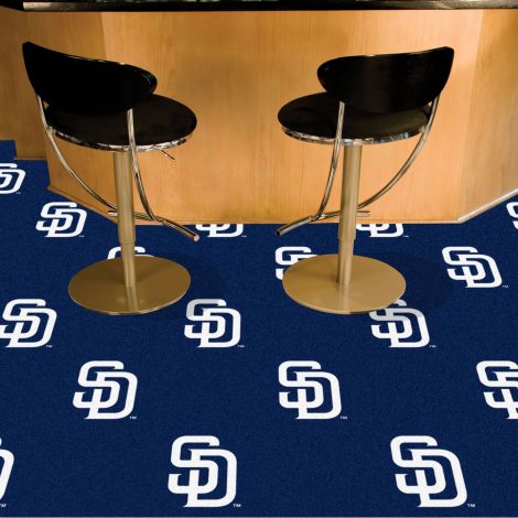 San Diego Padres MLB Team Carpet Tiles