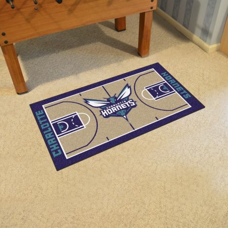 Charlotte Hornets NBA Court Large Runner