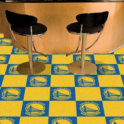 Golden State Warriors NBA Team Carpet Tiles