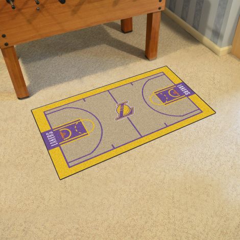 Los Angeles Lakers NBA Court Large Runner