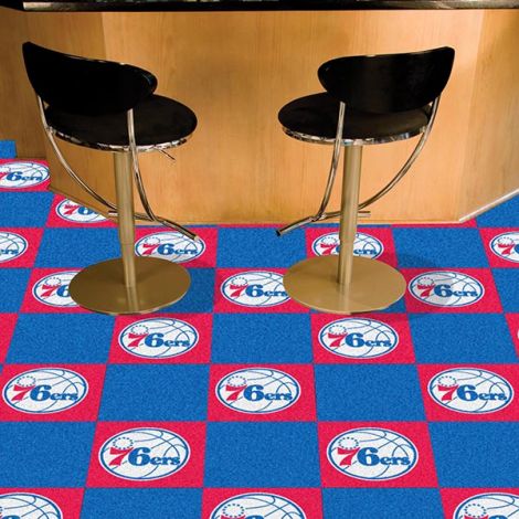 Philadelphia 76ers NBA Team Carpet Tiles