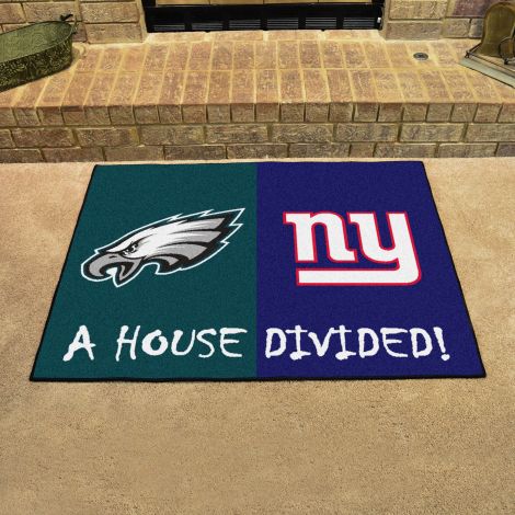 Eagles / Giants MLB House Divided Mats