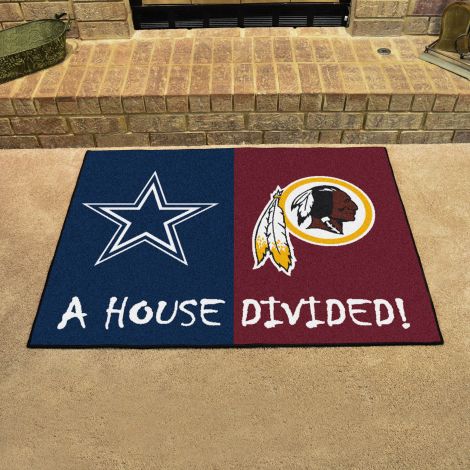 Cowboys / Redskins MLB House Divided Mats
