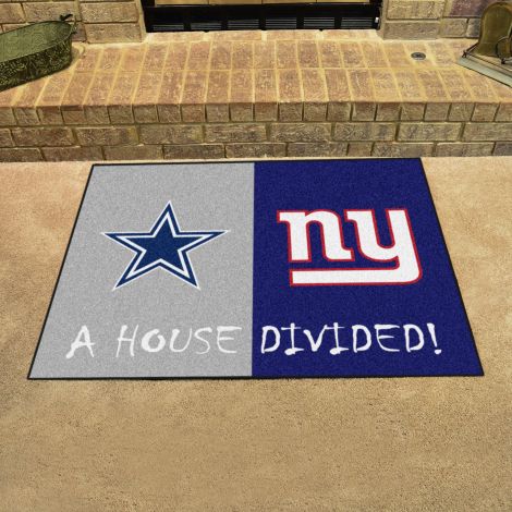 Cowboys / Giants MLB House Divided Mats