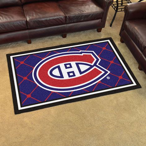 Montreal Canadiens NHL 4x6 Plush Rug