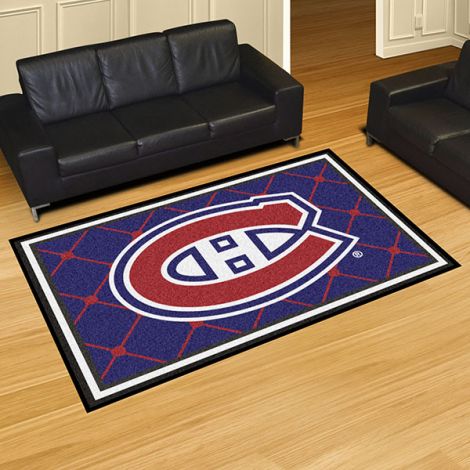 Montreal Canadiens NHL 5x8 Plush Rug