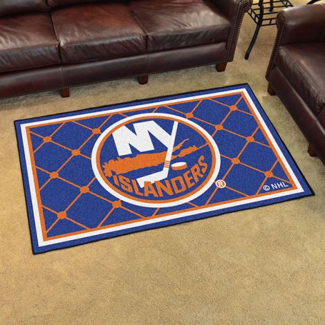 New York Islanders NHL 4x6 Plush Rug