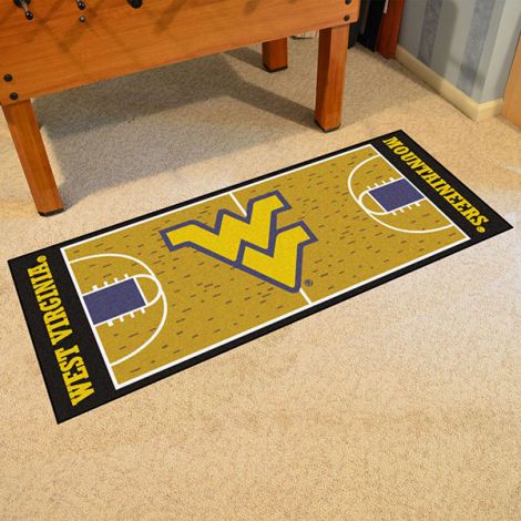 West Virginia University Collegiate NCAA Basketball Runner Mat