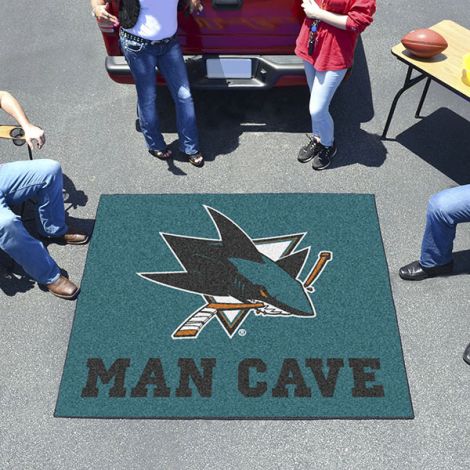 San Jose Sharks NHL Man Cave Tailgater Mat