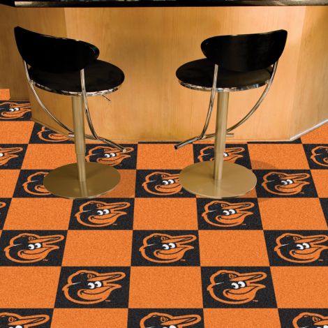 Baltimore Orioles MLB Team Carpet Tiles