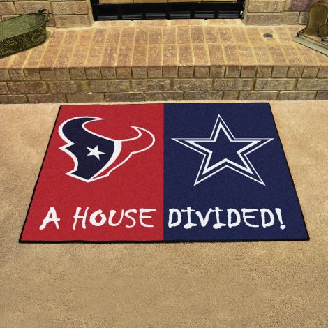 Texans / Cowboys MLB House Divided Mats