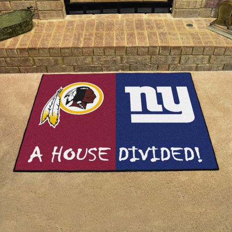 Redskins / Giants MLB House Divided Mats