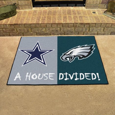 Cowboys / Eagles MLB House Divided Mats