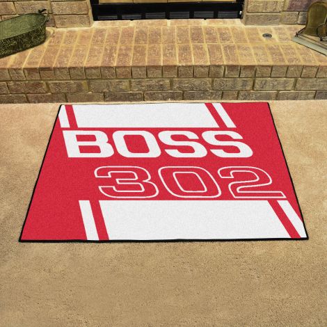 Boss 302 Red Ford All Star Mat