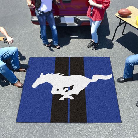 Mustang Horse Blue Ford Tailgater Mat