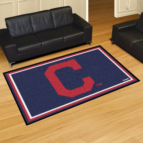 Cleveland Indians MLB 5x8 Plush Rugs