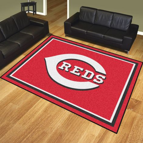 Cincinnati Reds MLB 8x10 Plush Rugs