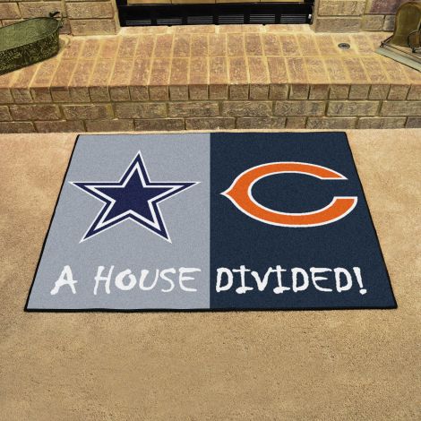 Cowboys / Bears MLB House Divided Mats