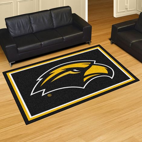 University of Southern Mississippi Collegiate 5x8 Plush Rug