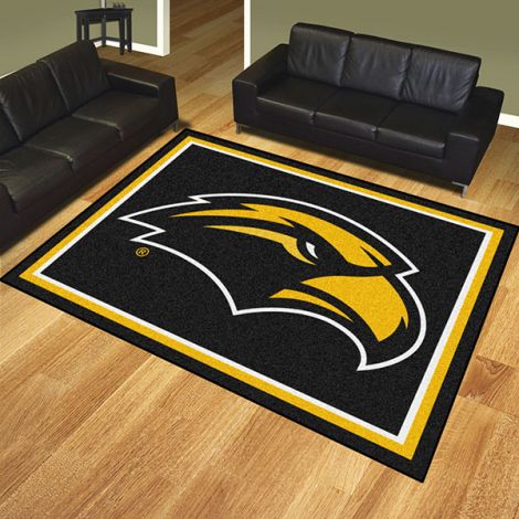 University of Southern Mississippi Collegiate 8x10 Plush Rug
