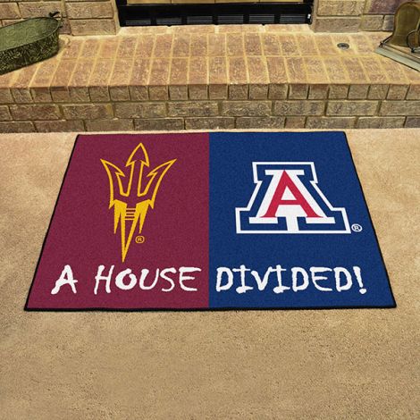 House Divided - Arizona State - Arizona Collegiate House Divided Mat