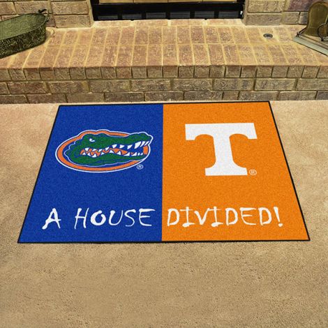 House Divided - Florida - Tennessee Collegiate House Divided Mat